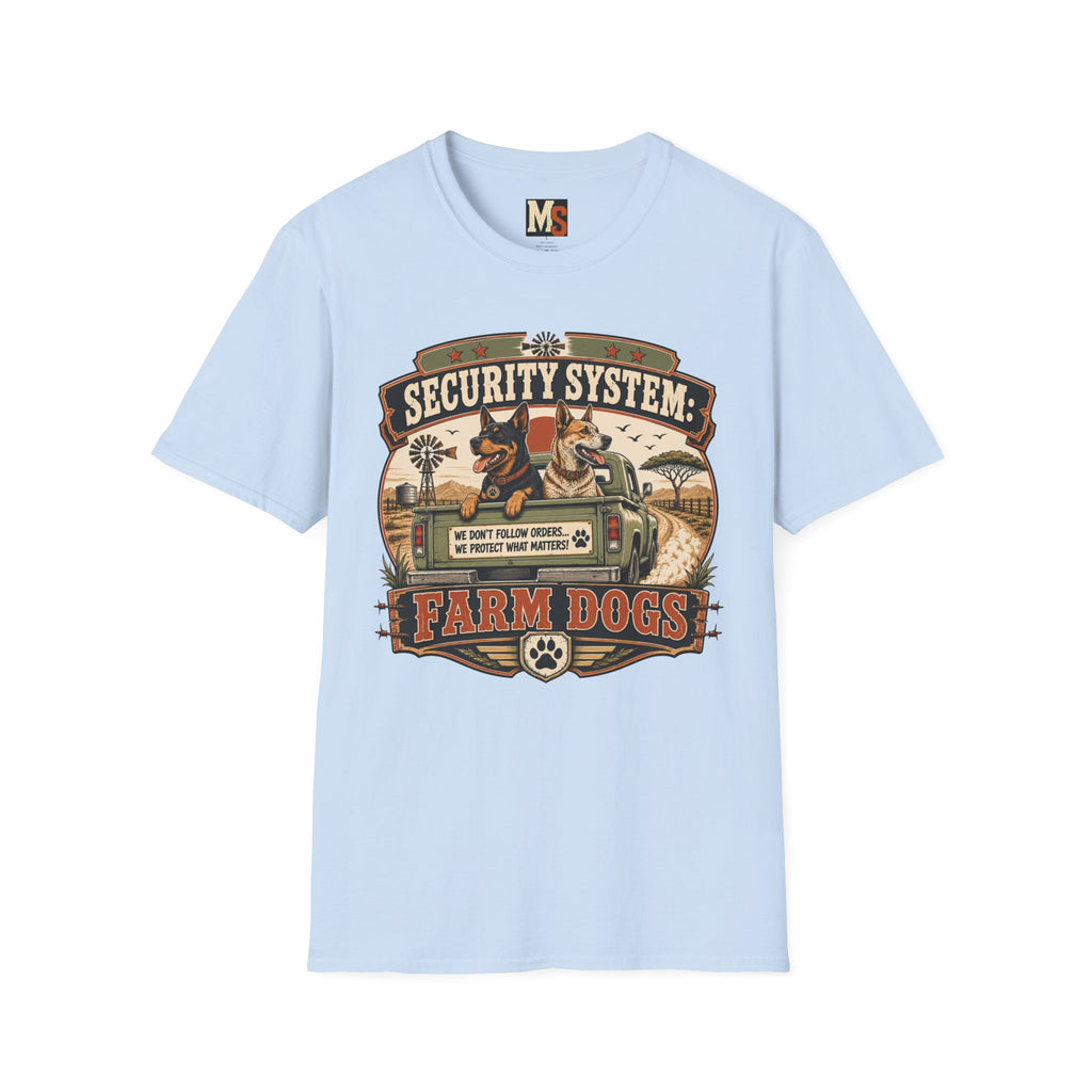 Security system Farm Dogs T-shirt