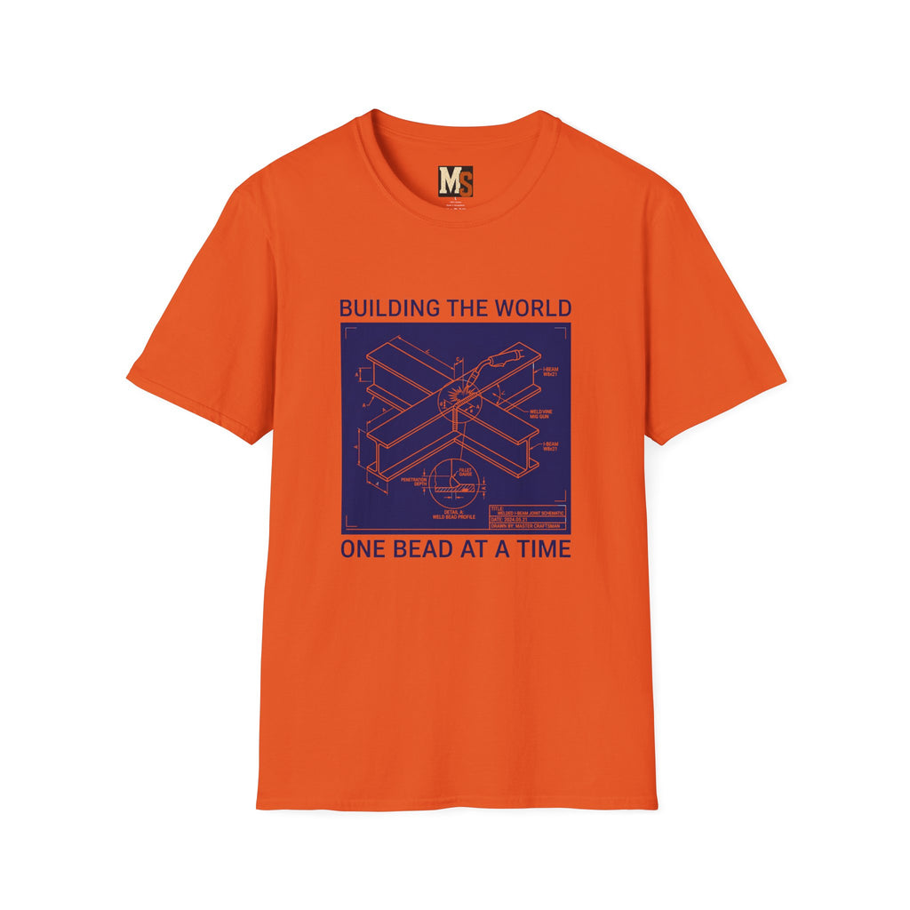Building the World - one bead at a time T-shirt