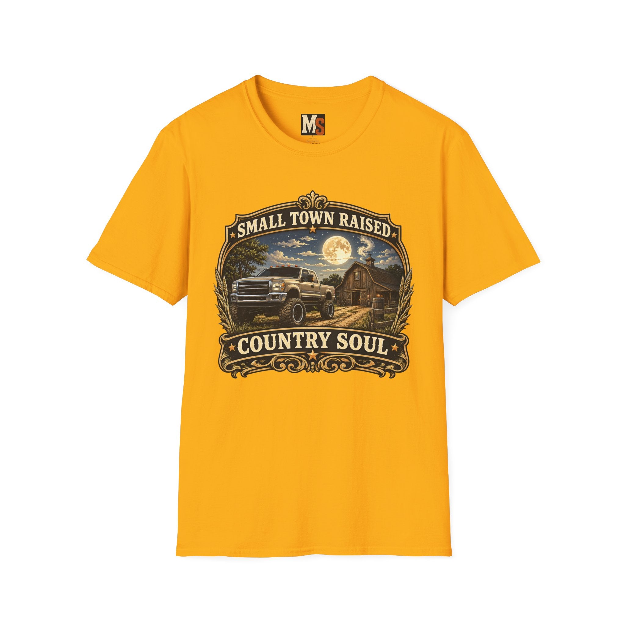 Small town raised - country soul T-shirt