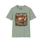 Plaas toe, stof op - Bier koud T-shirt