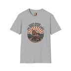 Raised where the work never ends T-shirt