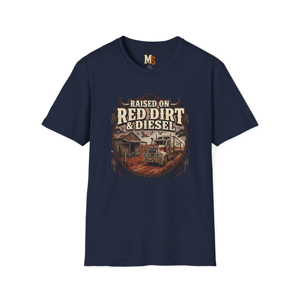Raised on Red Dirt & Diesel T-shirt
