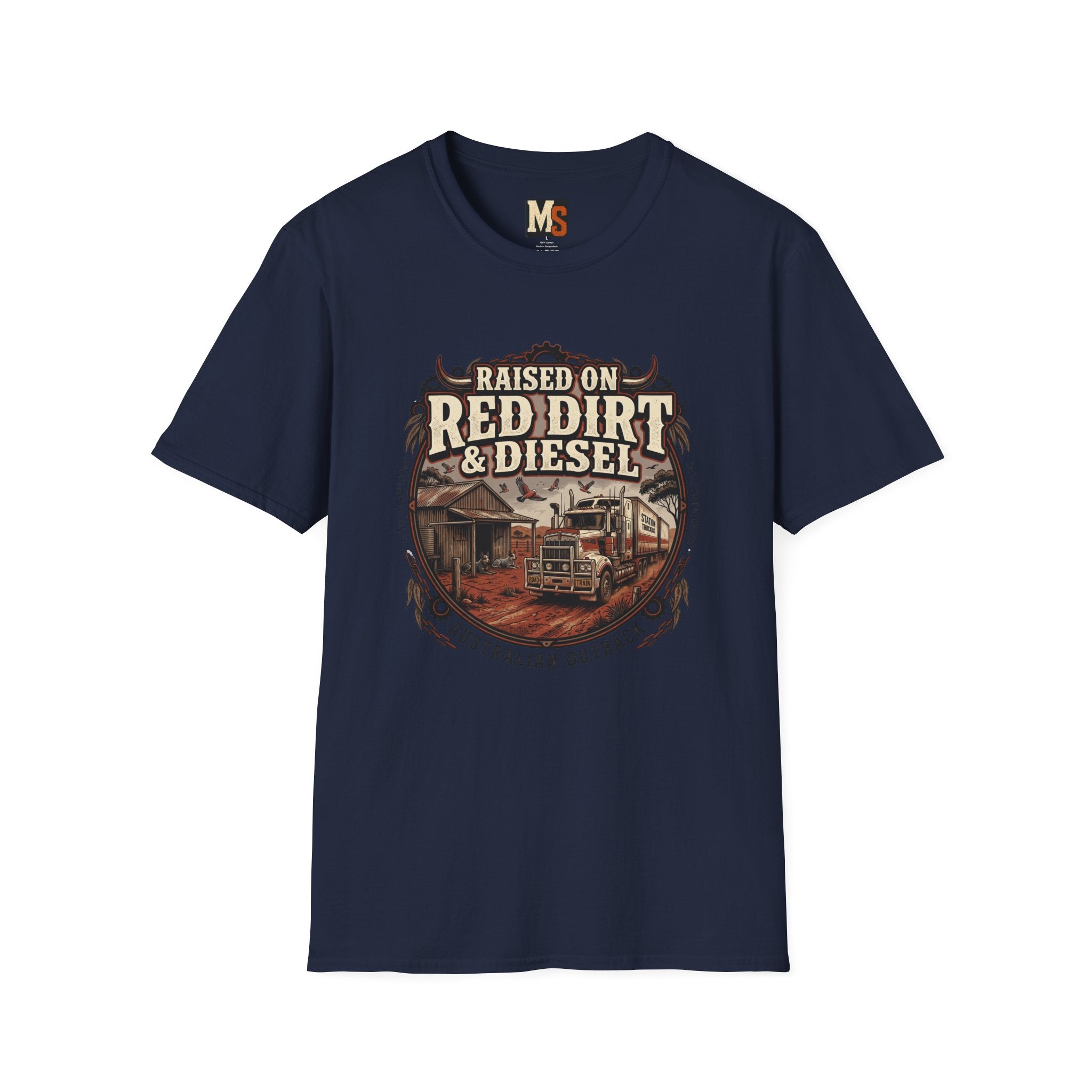 Raised on Red Dirt & Diesel T-shirt