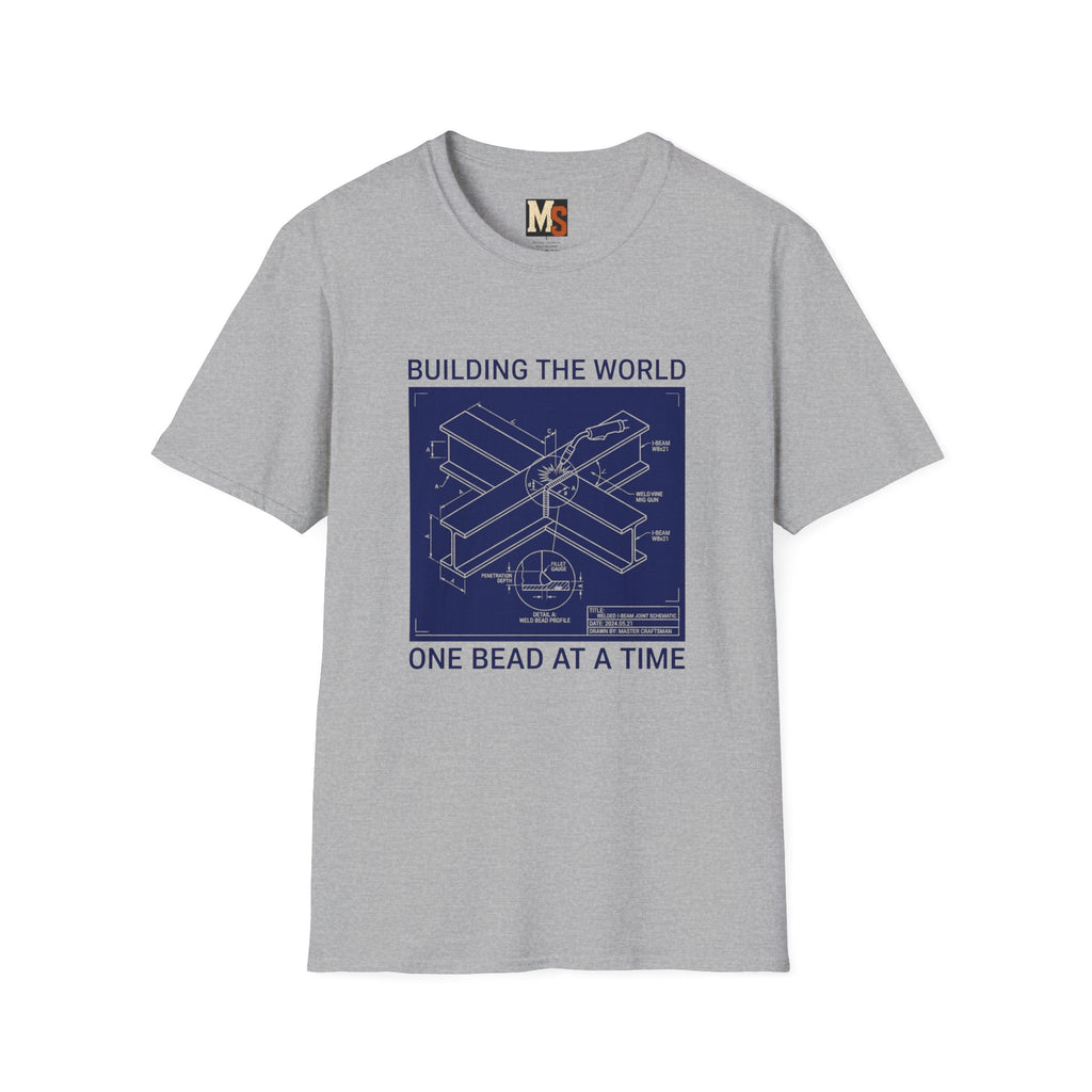 Building the World - one bead at a time T-shirt