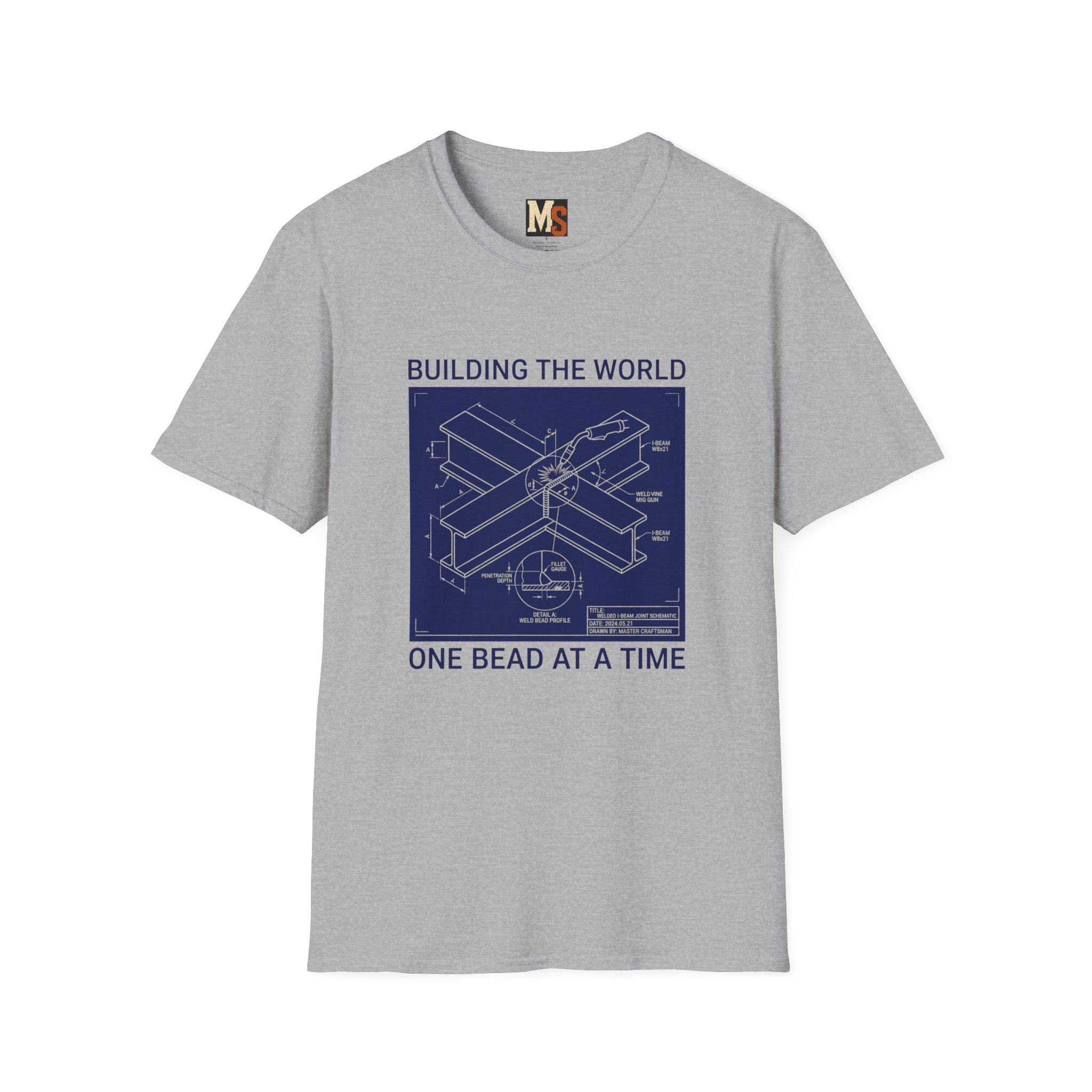 Building the World - one bead at a time T-shirt