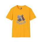 Forged in the fields - held together by tape T-shirt