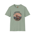 Raised where the work never ends T-shirt