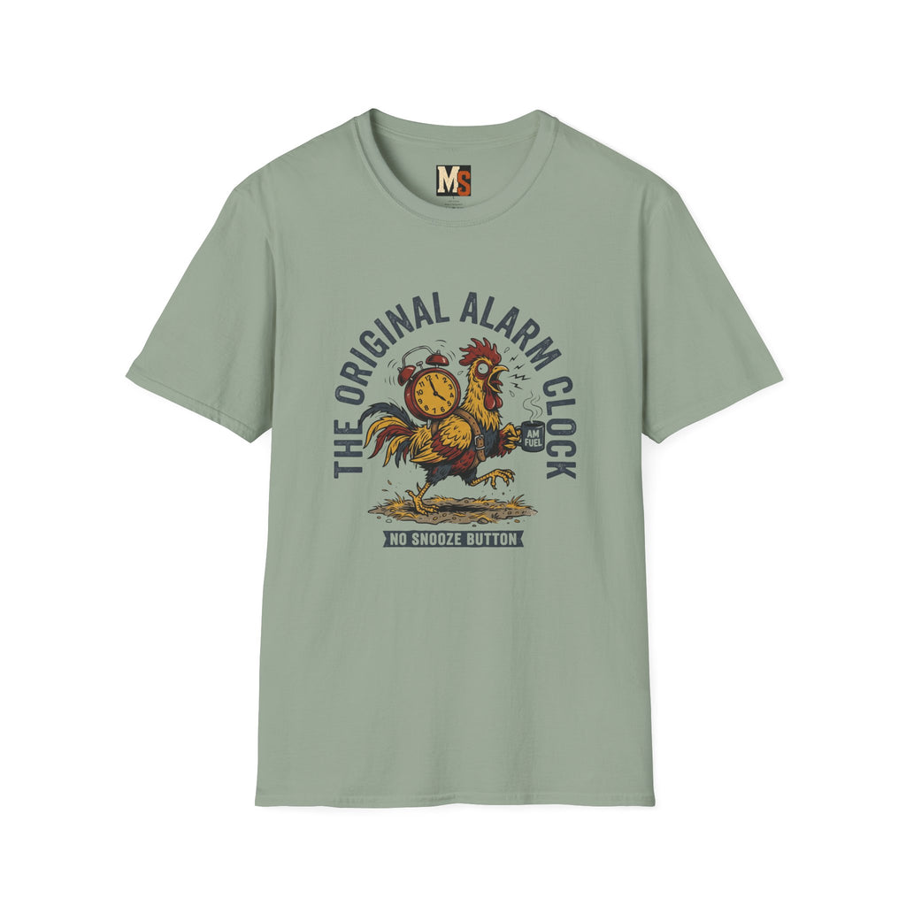 The original Alarm Clock - no snooze button T-shirt