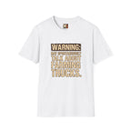 Warning_ May spontaneously talk about farming trucks T-shirt