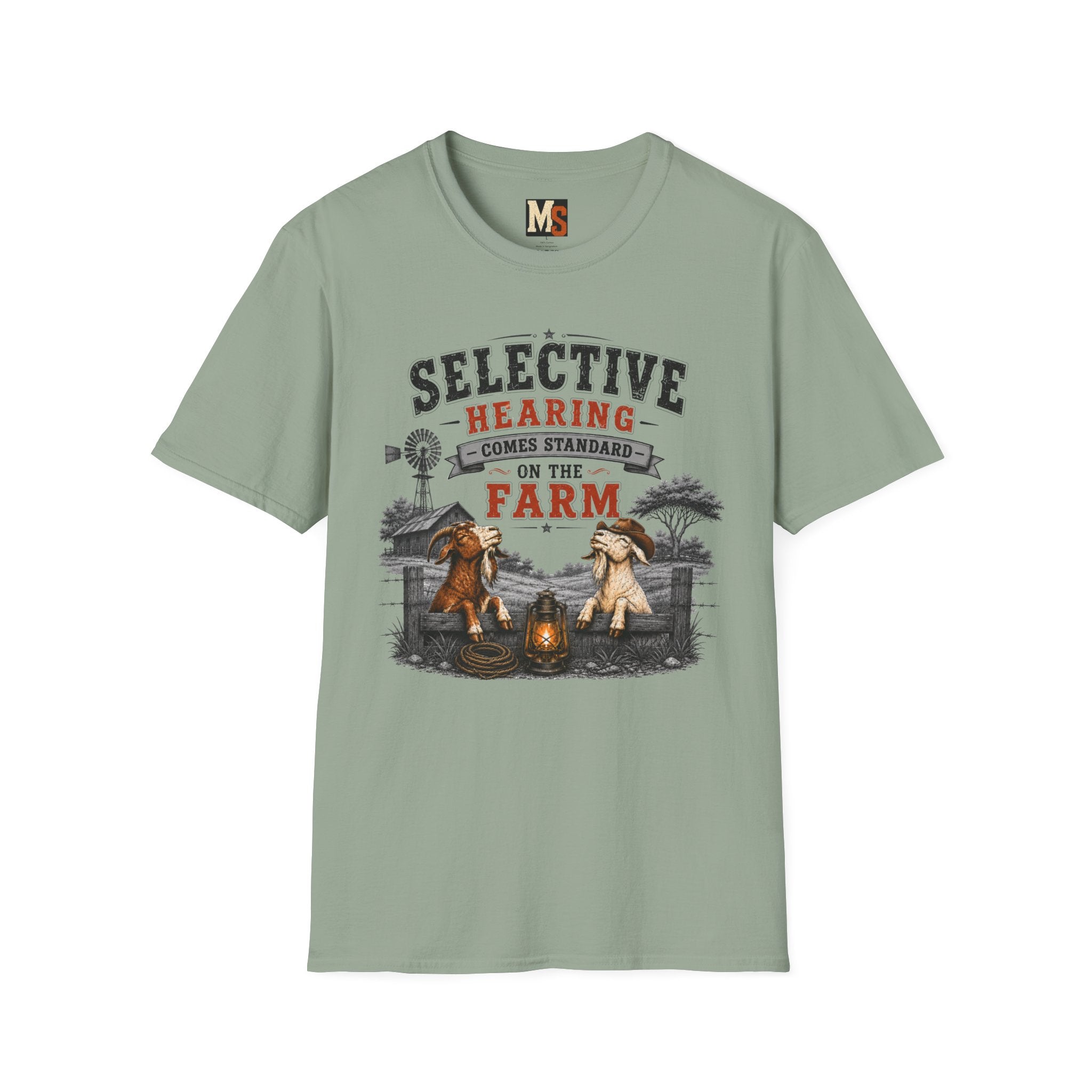 Selective hearing comes standard on the Farm (2) T-shirt