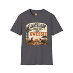 Laatslaap buite die kwessie T-shirt