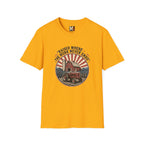 Raised where the work never ends T-shirt