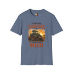 Chasing Sunrises & Throwing Mud Tractor T-Shirt