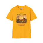 Mud in My Veins Sunrise T-Shirt — Rustic Farm Sunrise Graphic Tee