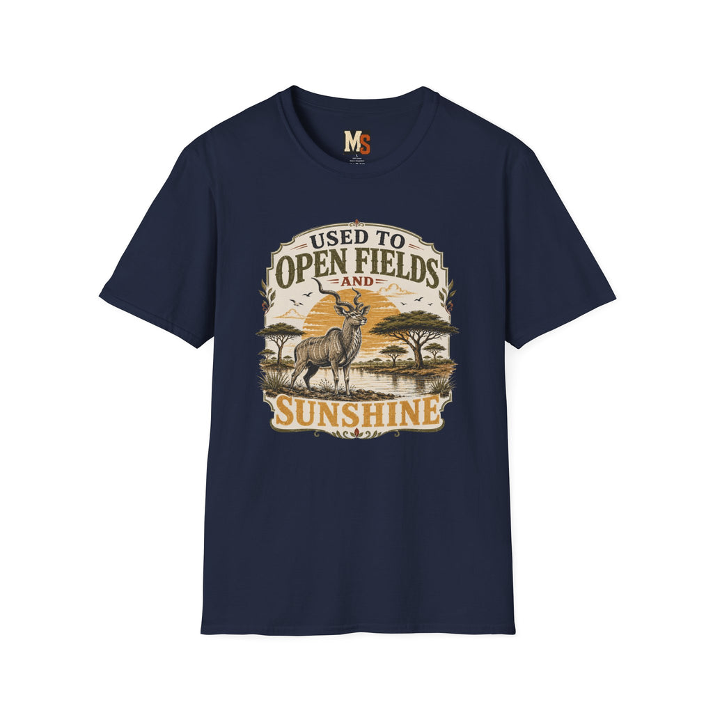 Used to Open Fields and Sunshine T-shirt