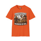 Ek luister net wanneer ek wil T-shirt