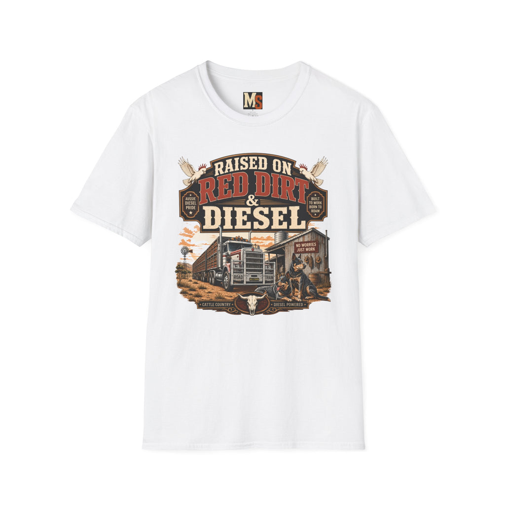 Raised on Red Dirt & Diesel T-shirt