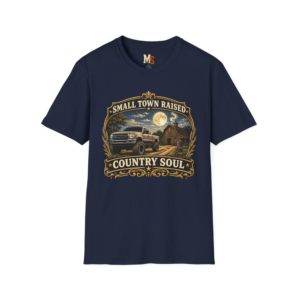 Small town raised - country soul T-shirt