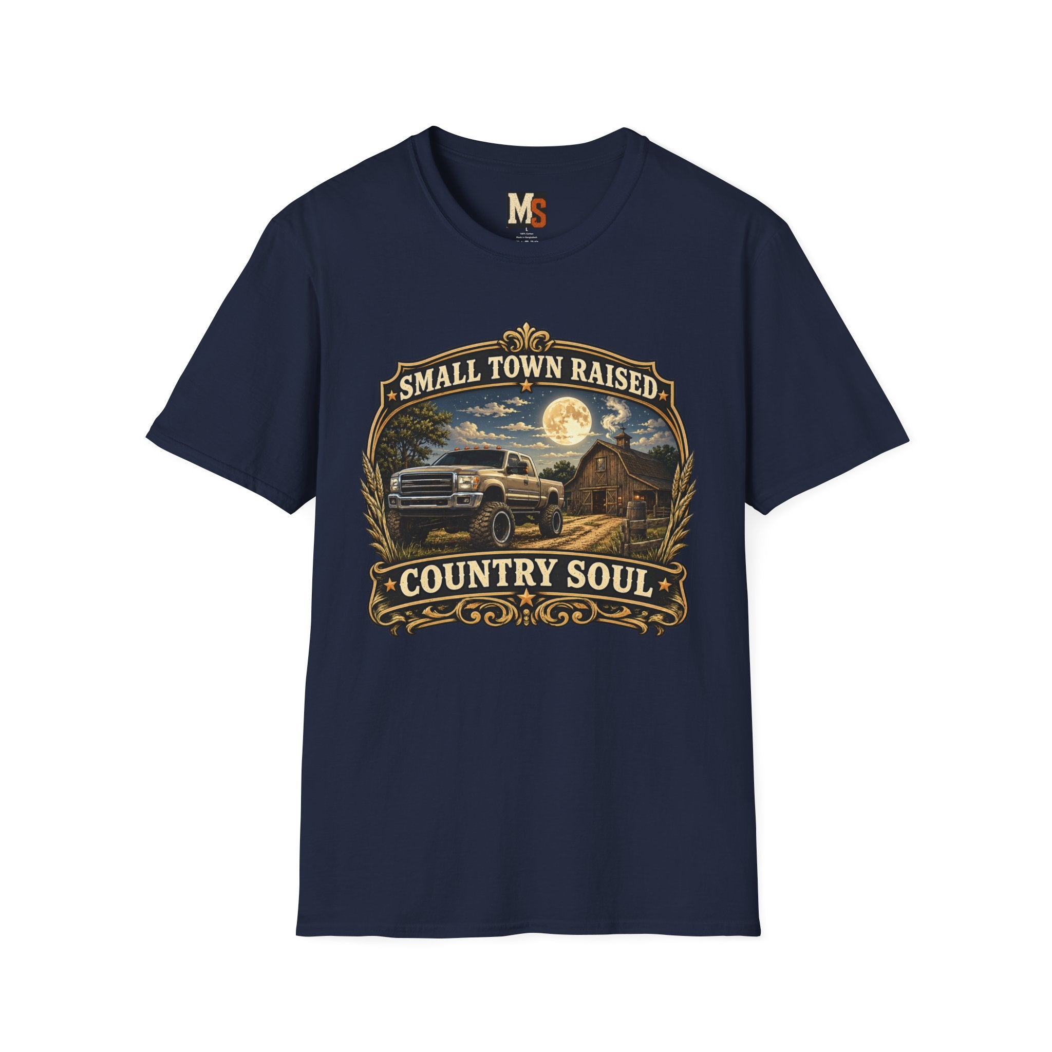 Small town raised - country soul T-shirt