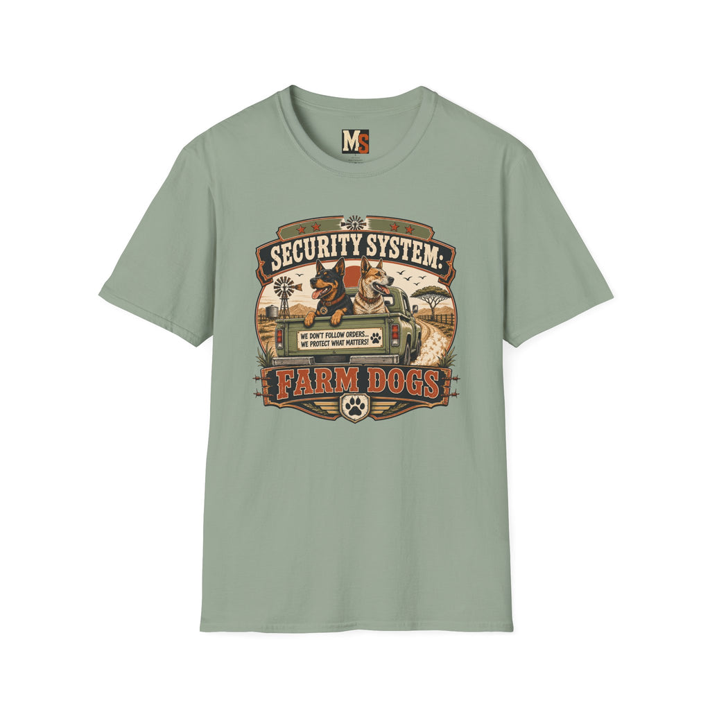 Security system Farm Dogs T-shirt