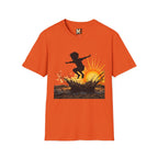 Child jumping in the mud T-shirt