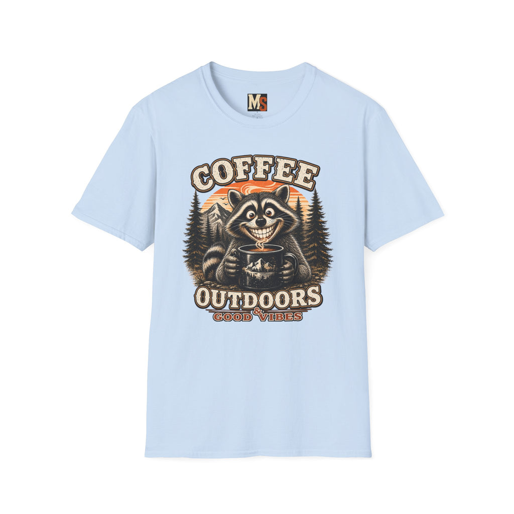 Coffee outdoors & Good vibes T-shirt