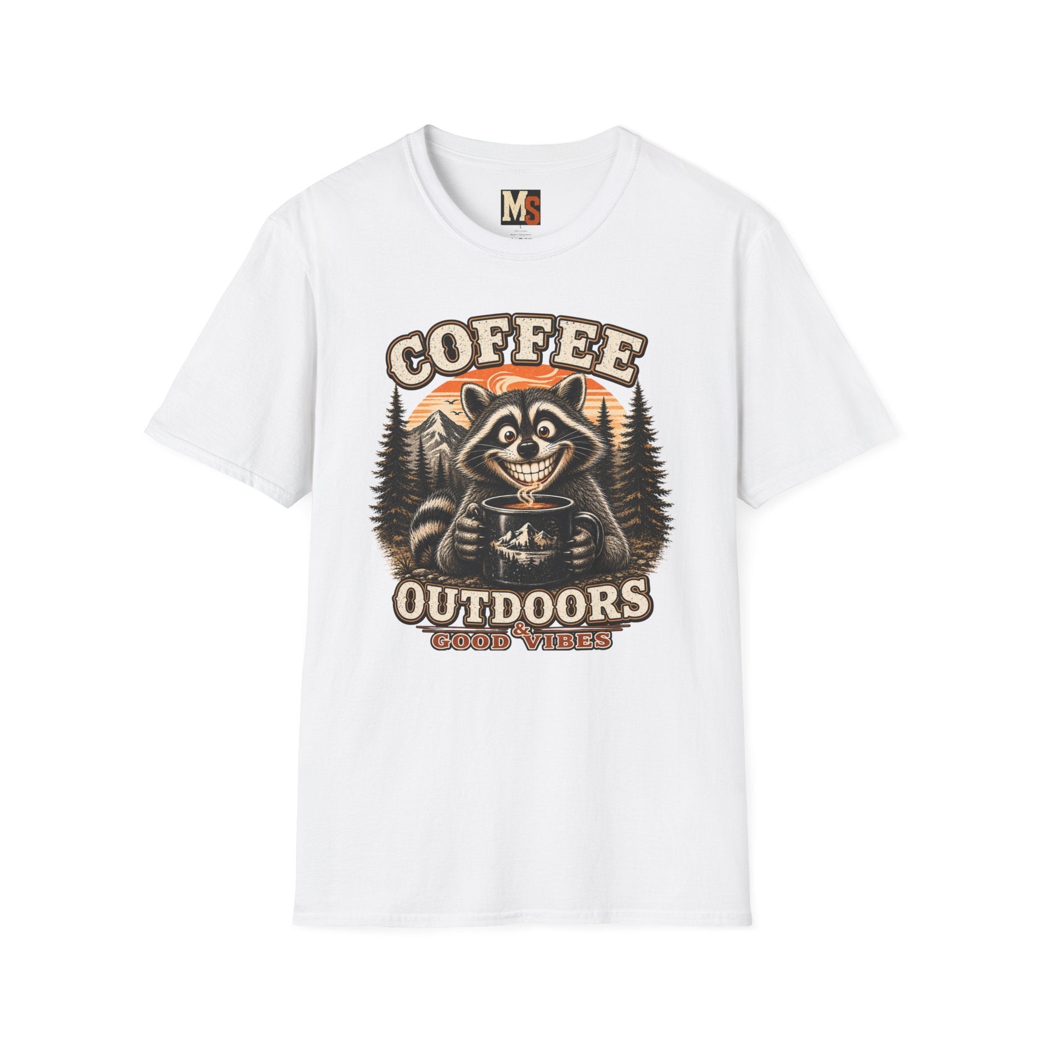 Coffee outdoors & Good vibes T-shirt