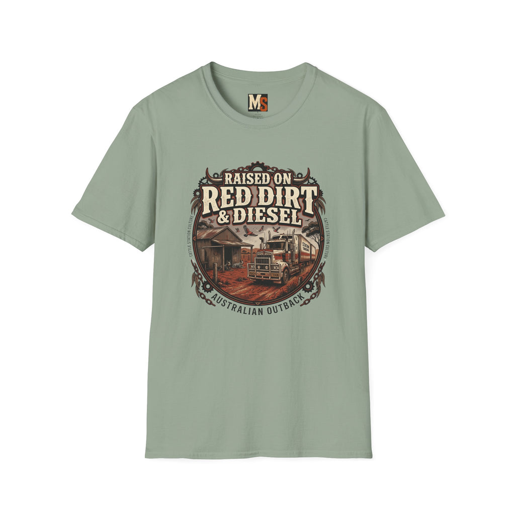 Raised on Red Dirt & Diesel T-shirt