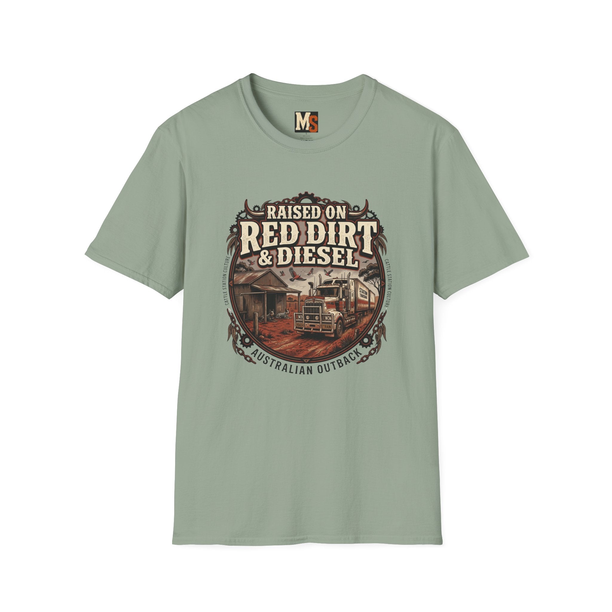 Raised on Red Dirt & Diesel T-shirt