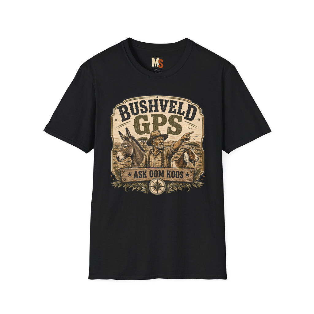 Bushveld GPS - Ask Oom Koos T-shirt