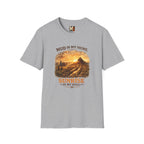 Mud in My Veins Sunrise T-Shirt — Rustic Farm Sunrise Graphic Tee