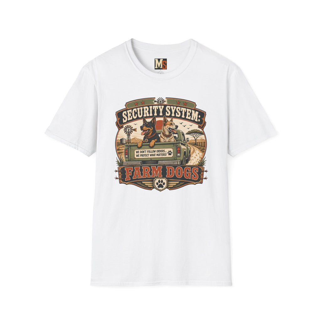 Security system Farm Dogs T-shirt