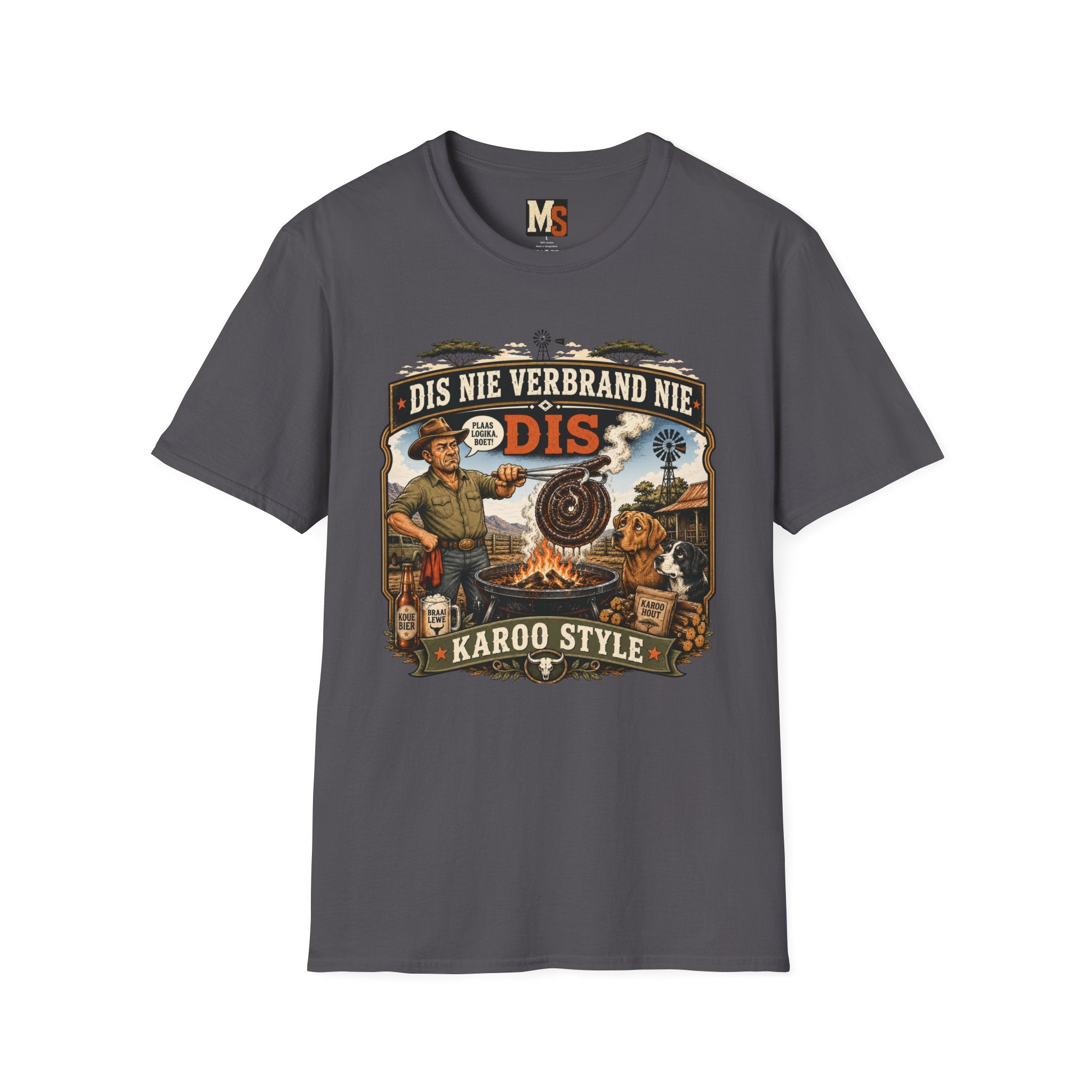 Die nie verbrand nie - dis Karoo style T-shirt