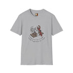 Forged in the fields - held together by tape T-shirt