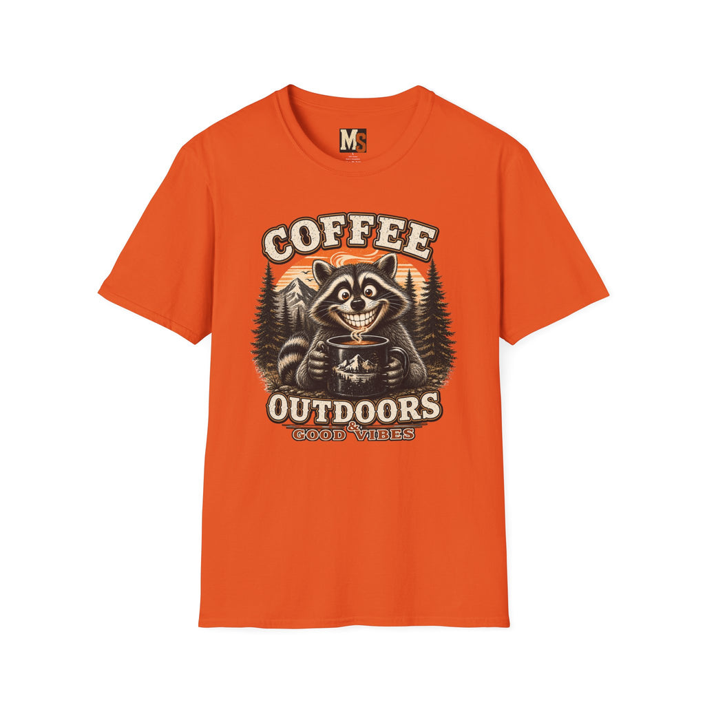 Coffee outdoors & Good vibes T-shirt