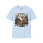 Ek luister net wanneer ek wil T-shirt