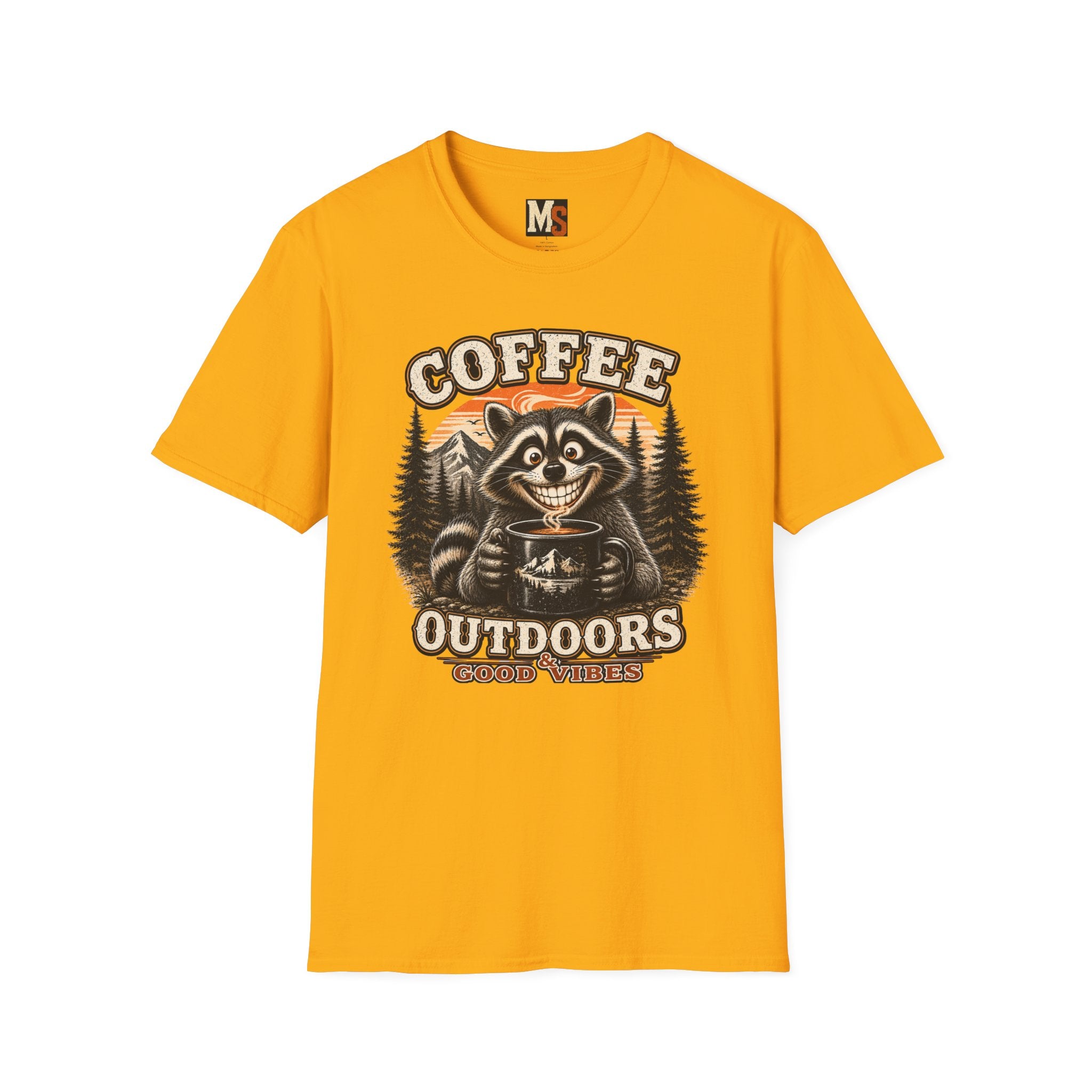 Coffee outdoors & Good vibes T-shirt