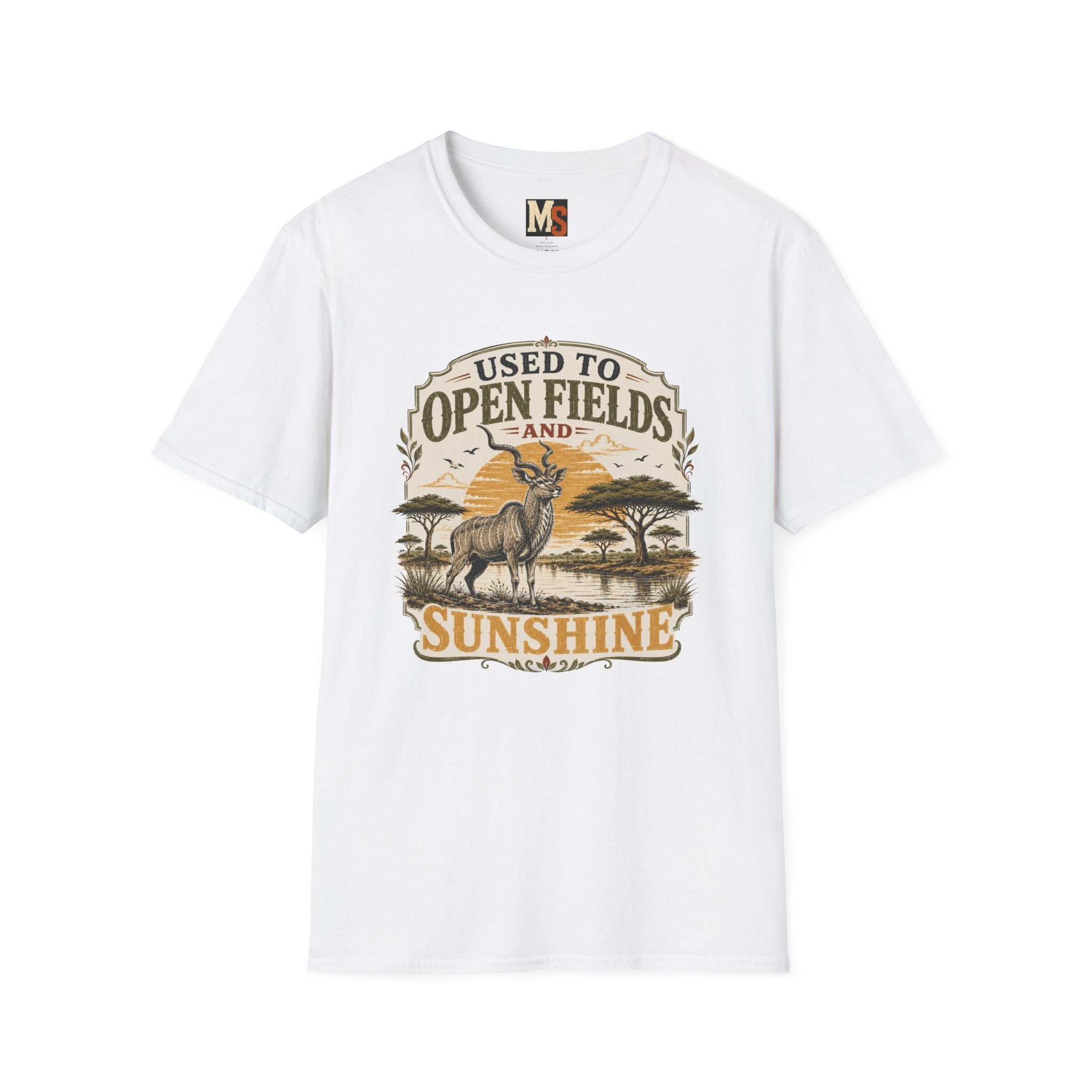 Used to Open Fields and Sunshine T-shirt