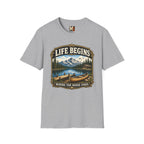Life begins where the noise ends T-shirt