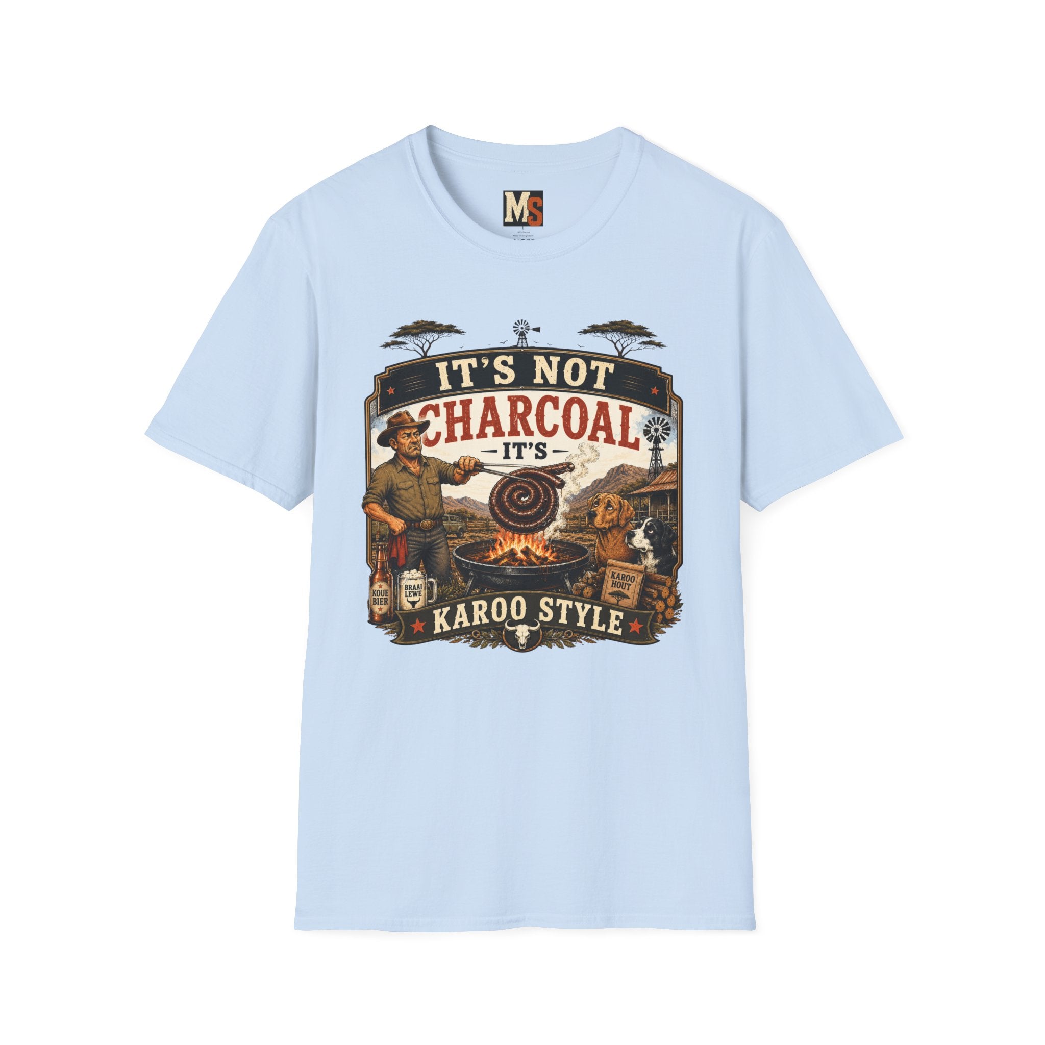 It's not charcoal - It's Karoo style T-shirt