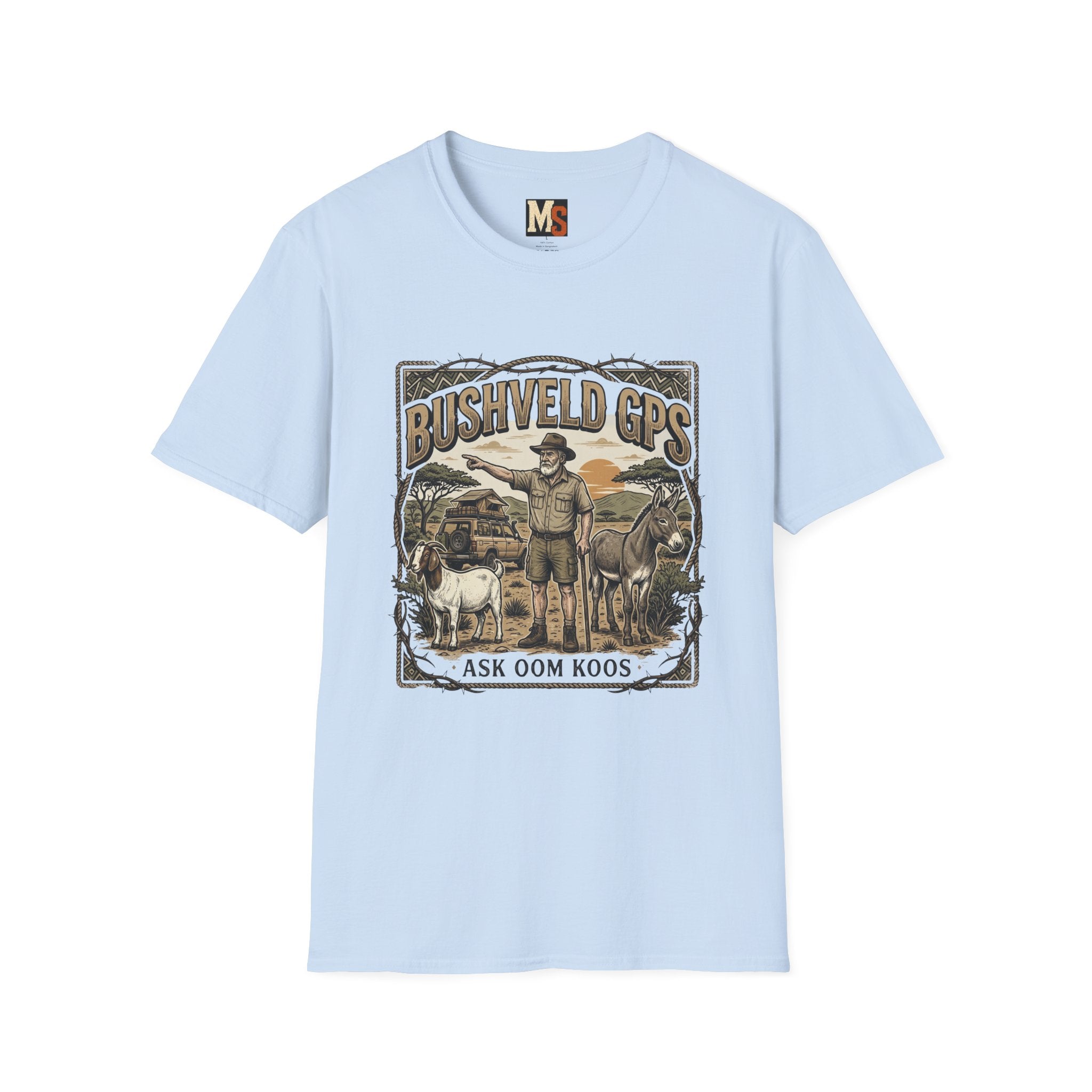 Bushveld GPS - Ask Oom Koos T-shirt