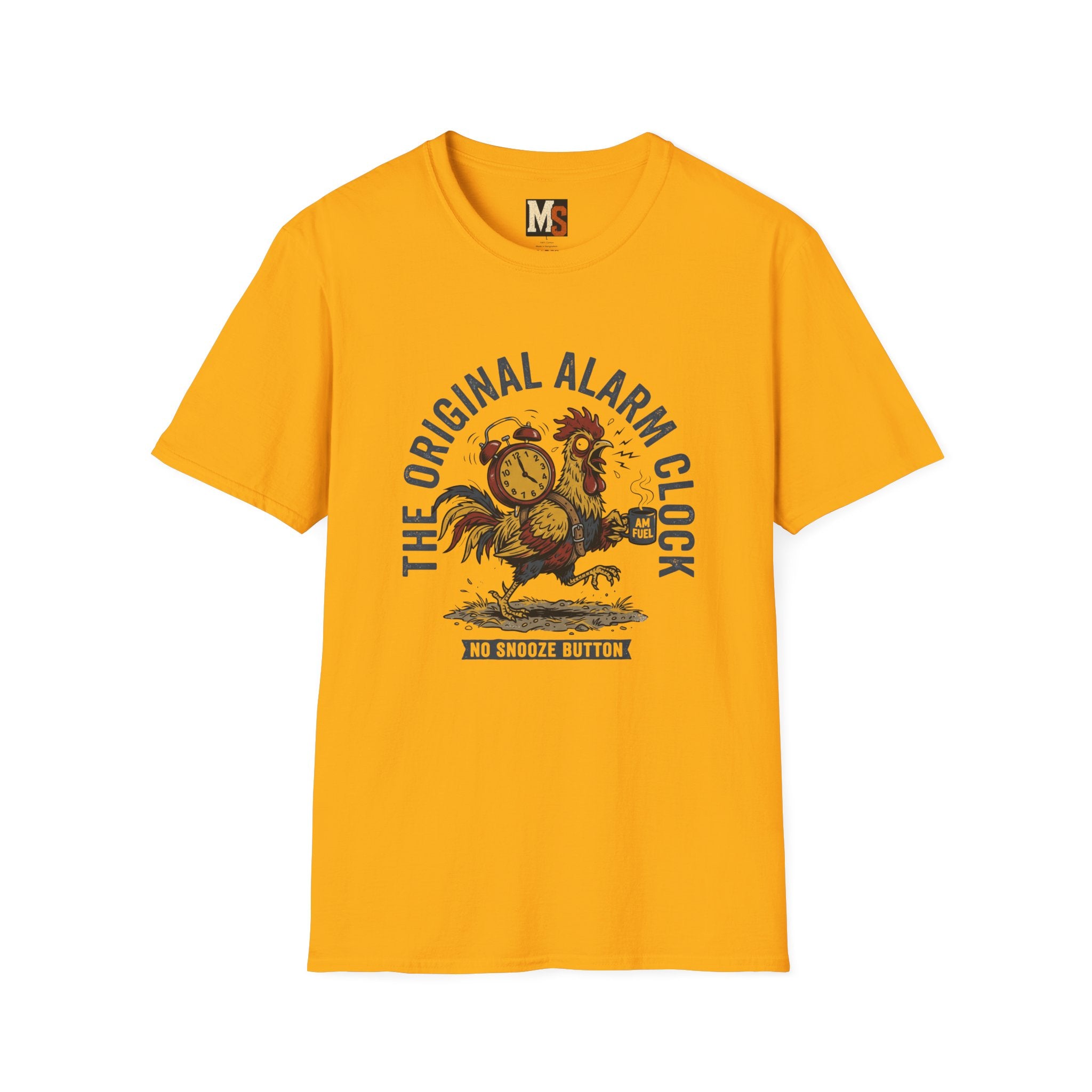The original Alarm Clock - no snooze button T-shirt