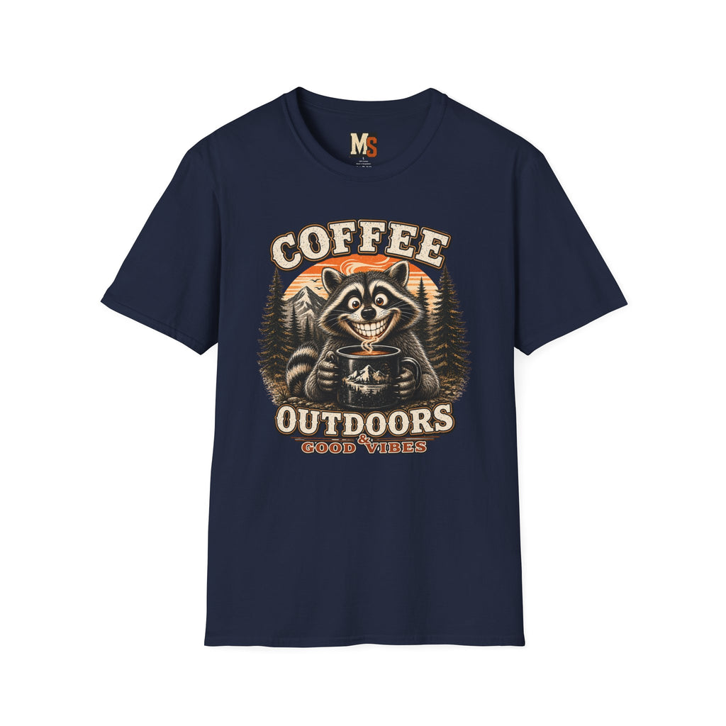 Coffee outdoors & Good vibes T-shirt