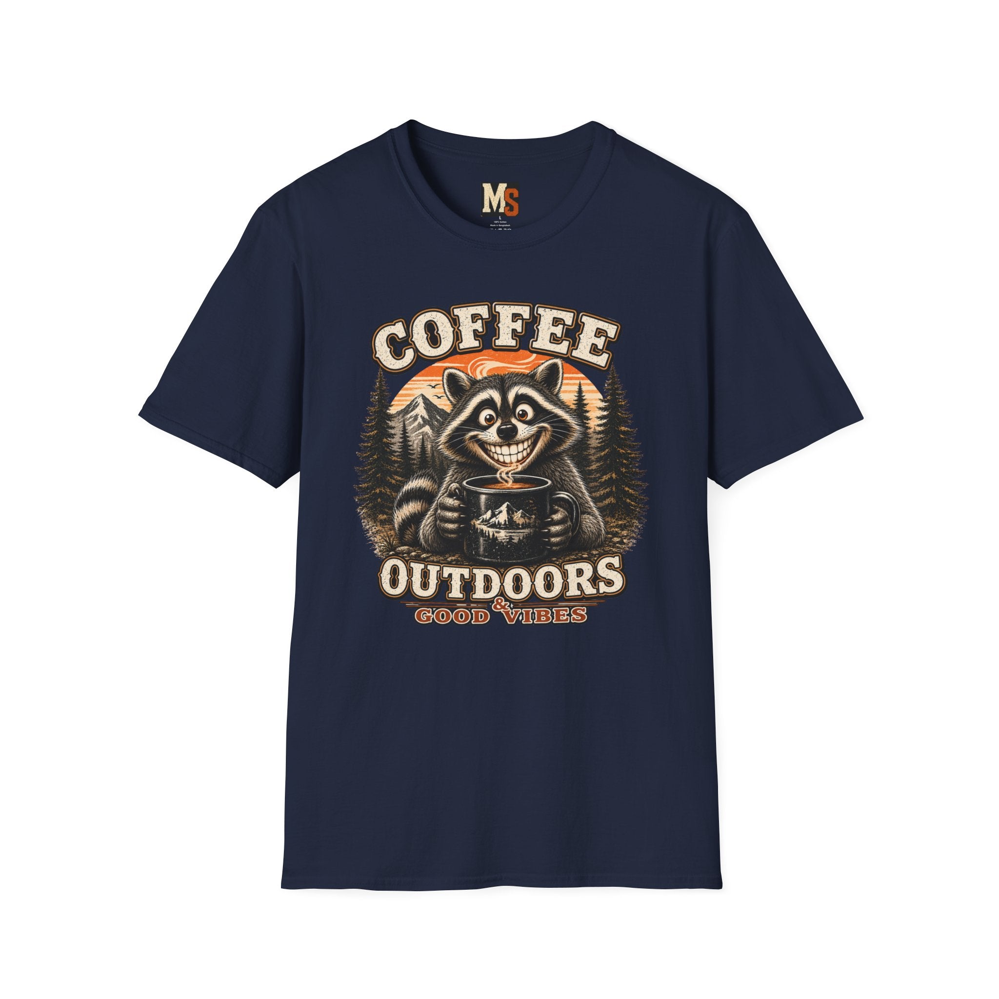 Coffee outdoors & Good vibes T-shirt