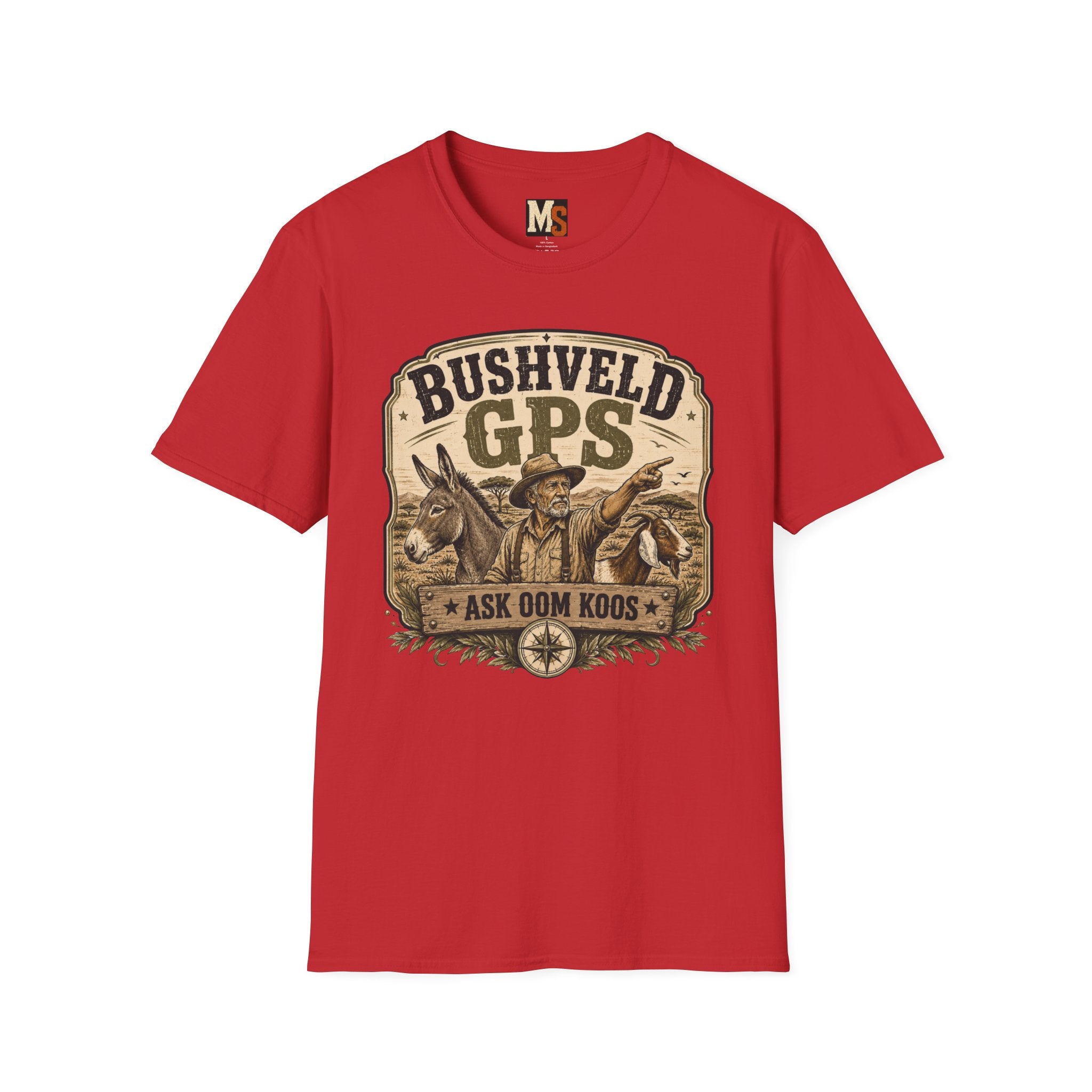 Bushveld GPS - Ask Oom Koos T-shirt