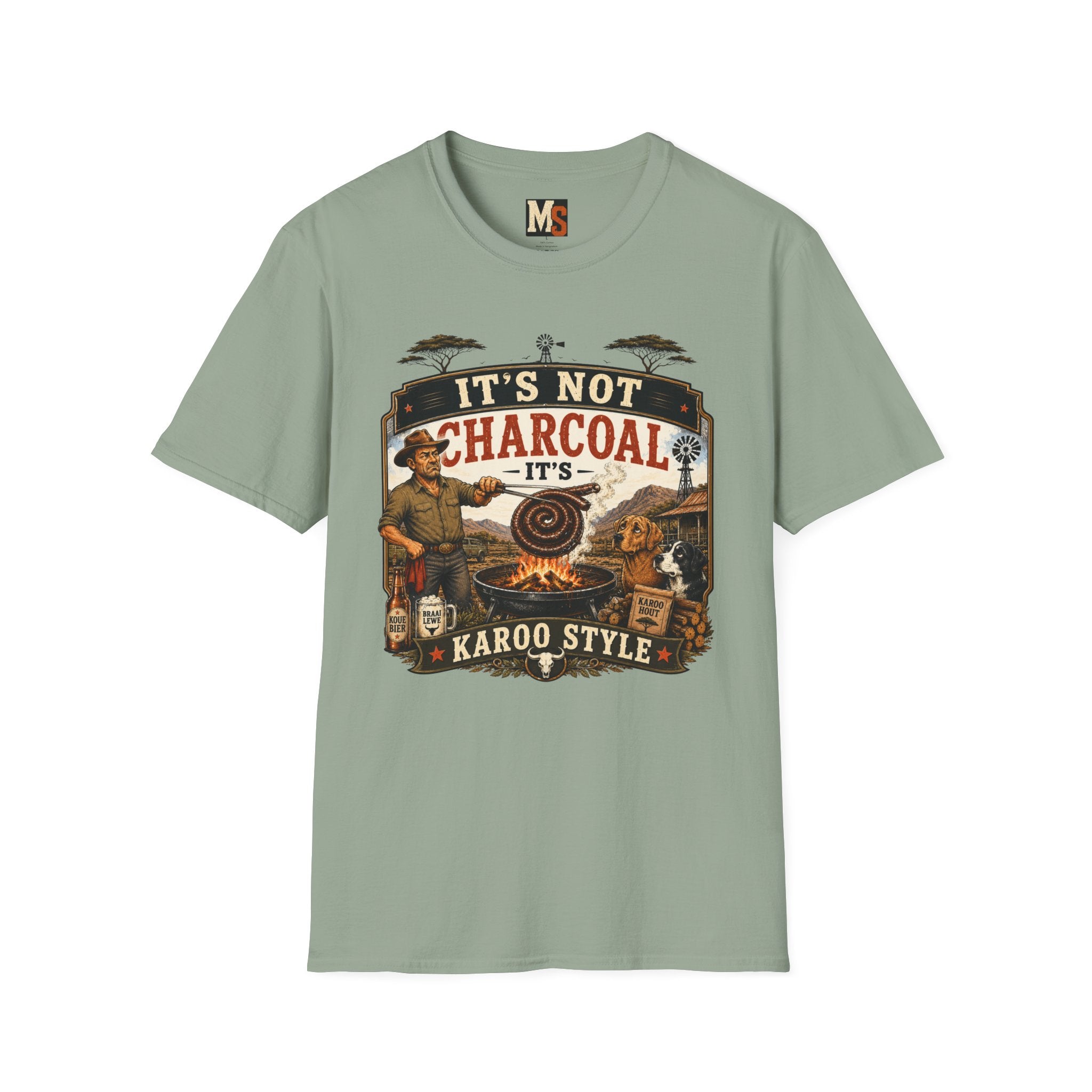It's not charcoal - It's Karoo style T-shirt