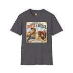 Powered by Coffee & Diesel - mostly coffee T-shirt