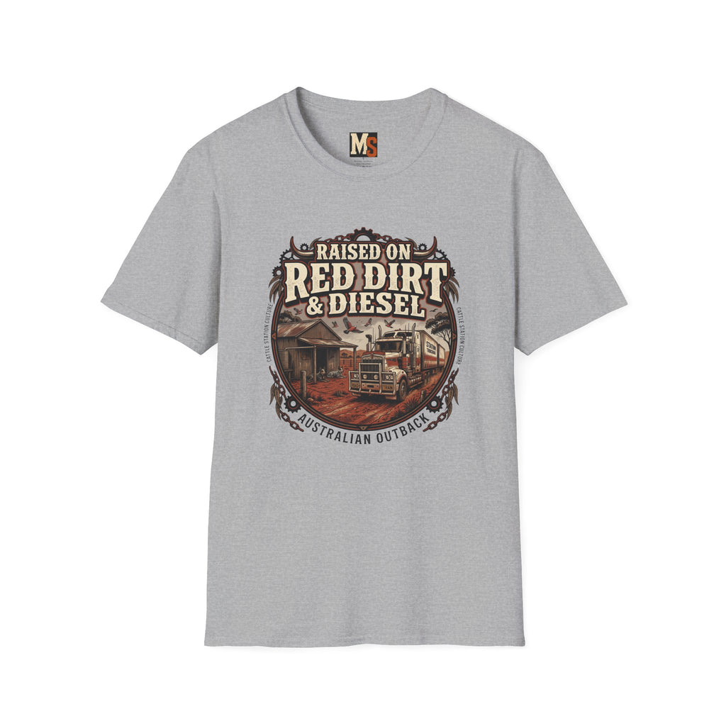 Raised on Red Dirt & Diesel T-shirt
