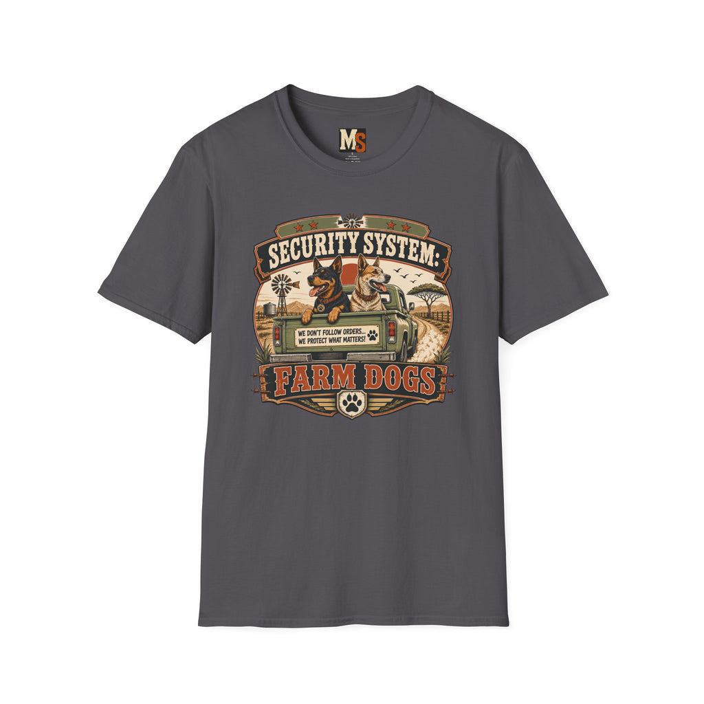 Security system Farm Dogs T-shirt