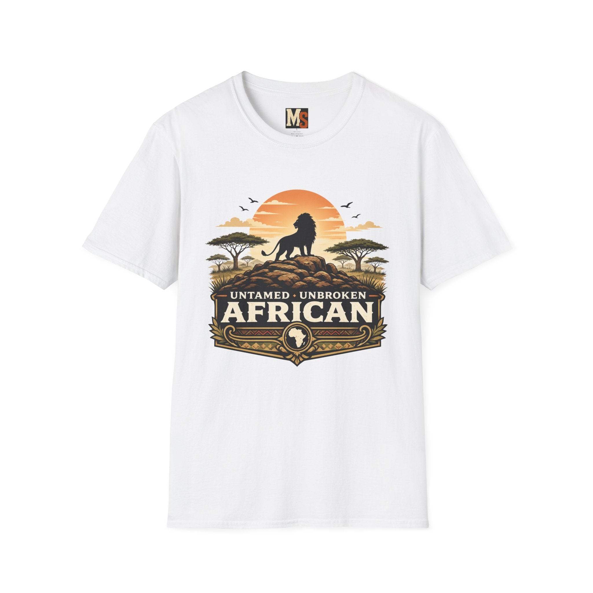 Untamed, Unbroken, African T-shirt